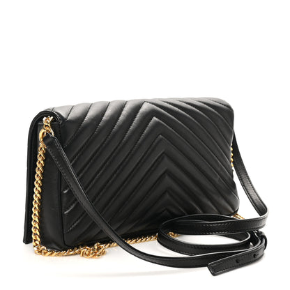 Saint Laurent Lambskin Matelasse Monogram Kate 99 Black 3 of 10