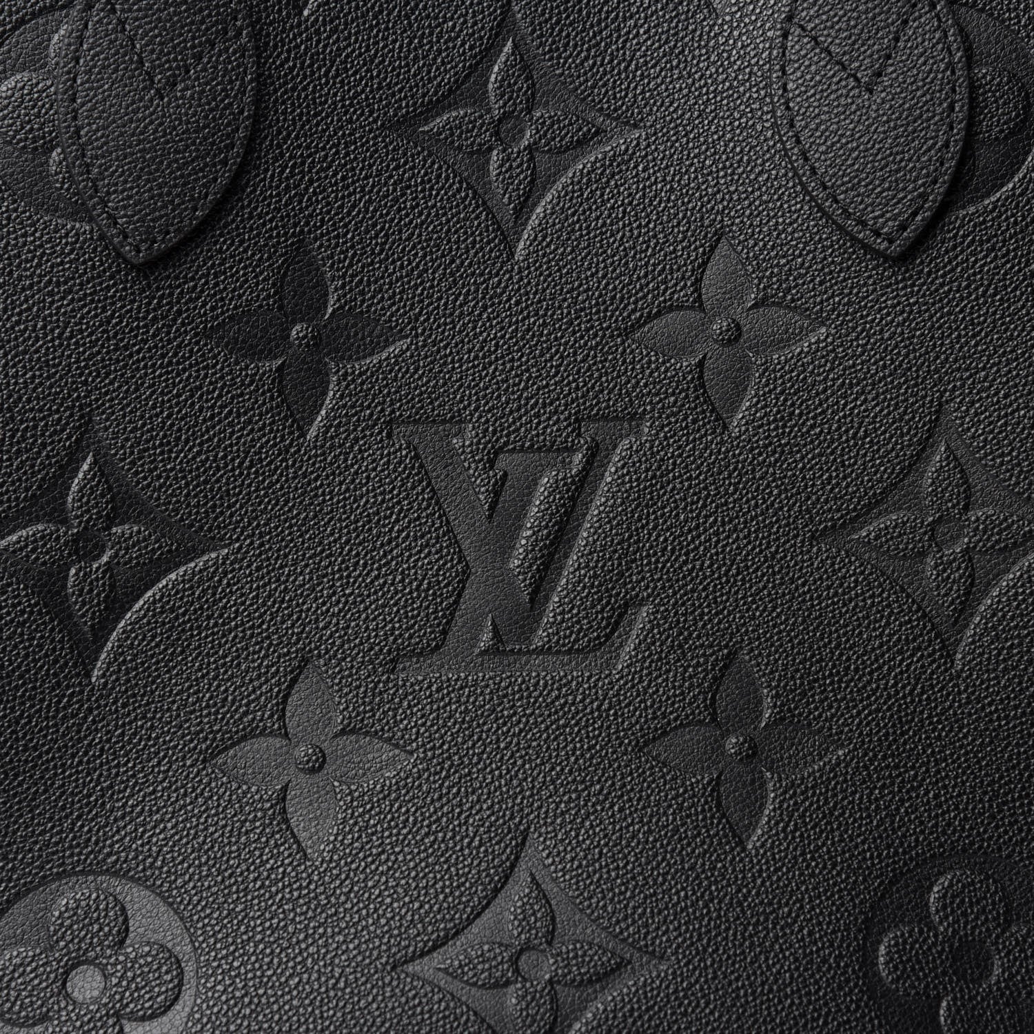 Louis Vuitton Empreinte Monogram Giant Neverfull MM Black 10 of 11