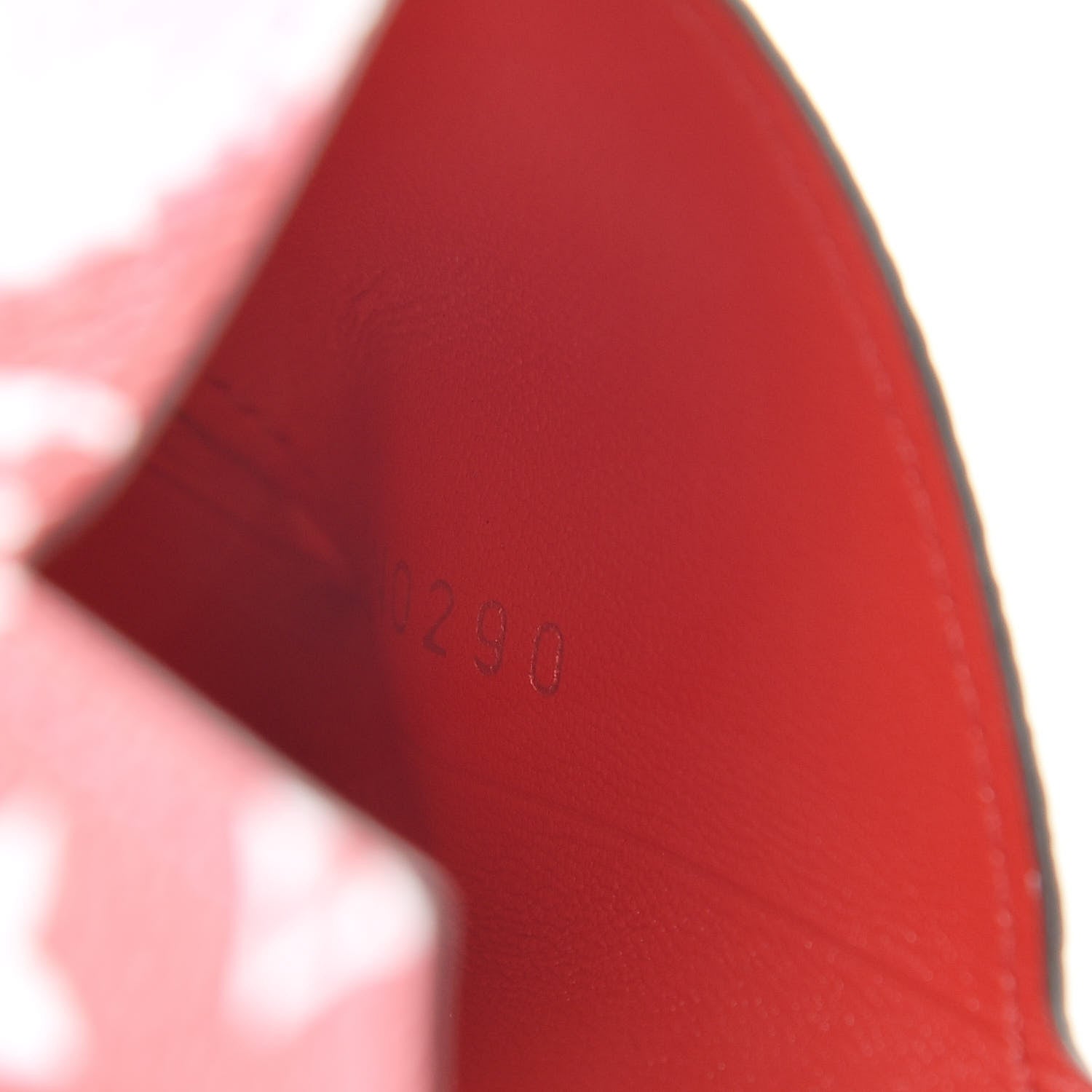 Louis Vuitton Monogram Escale Small Kirigami Pochette Insert Red 7 of 7