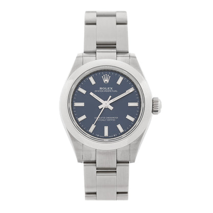 Rolex Stainless Steel 28mm Oyster Perpetual Watch Bright Blue 276200 1 of 5