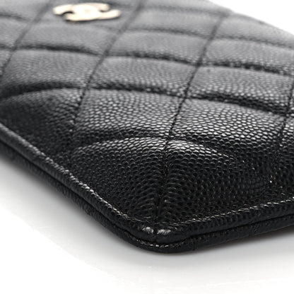 Chanel Caviar Quilted Classic Flat Wallet Pouch Black 8 of 11