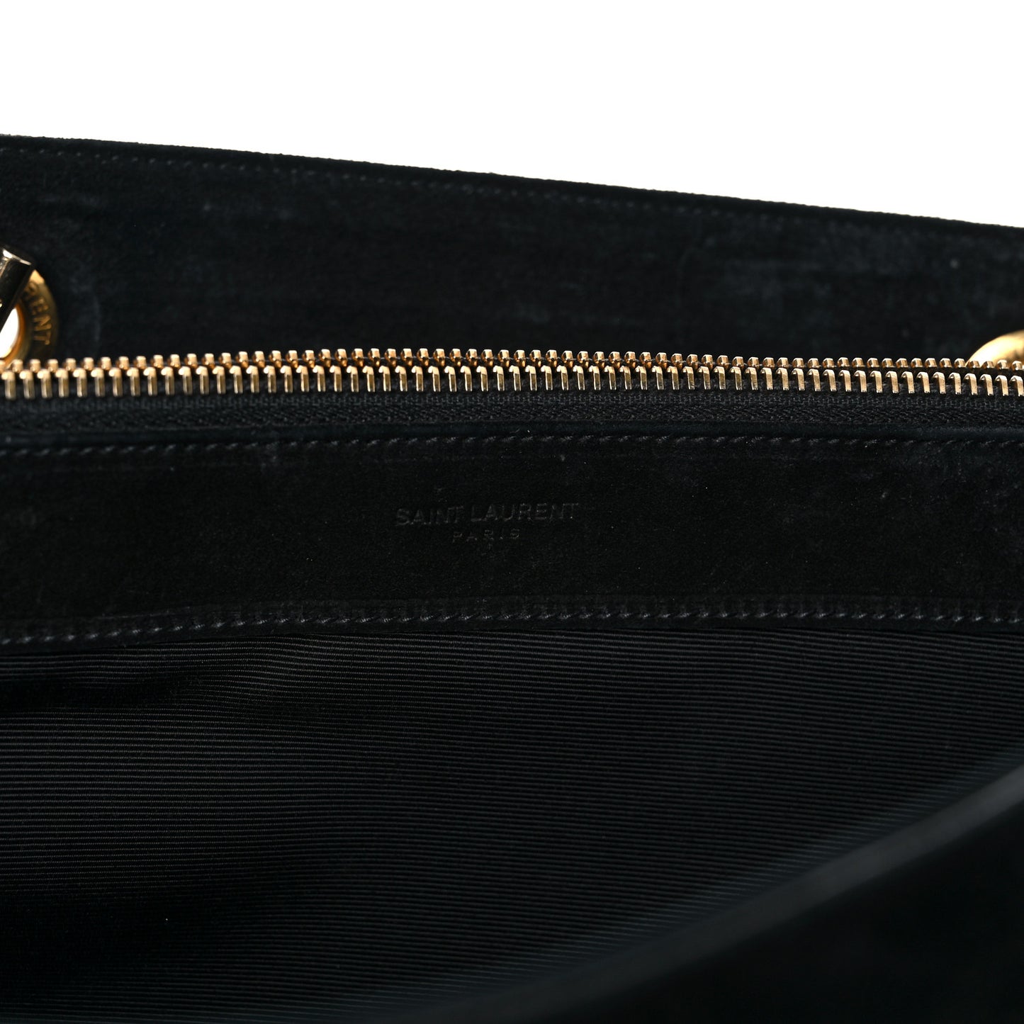 Suede Monogram Cassandre Shopper Black