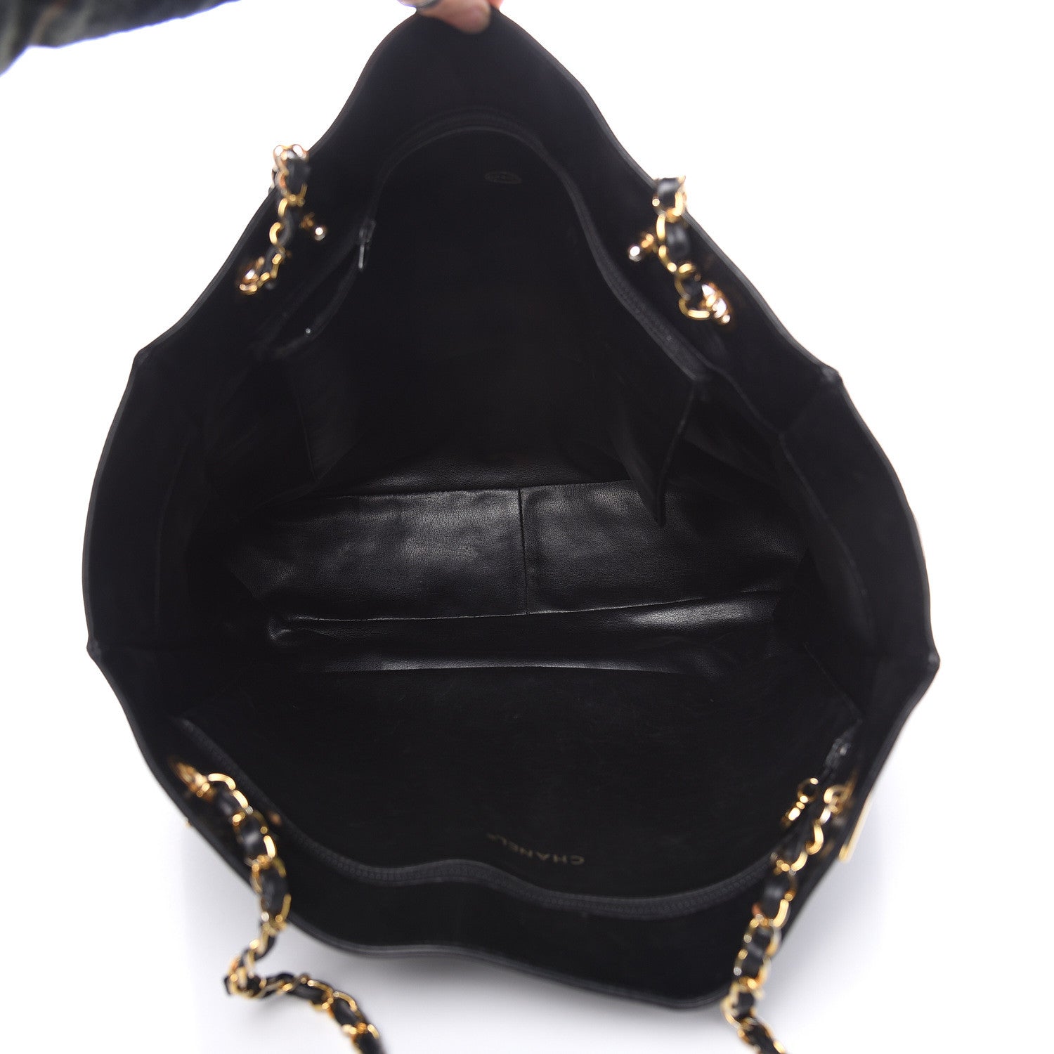 Chanel Lambskin Quilted Shoulder Bag Black 5 of 16