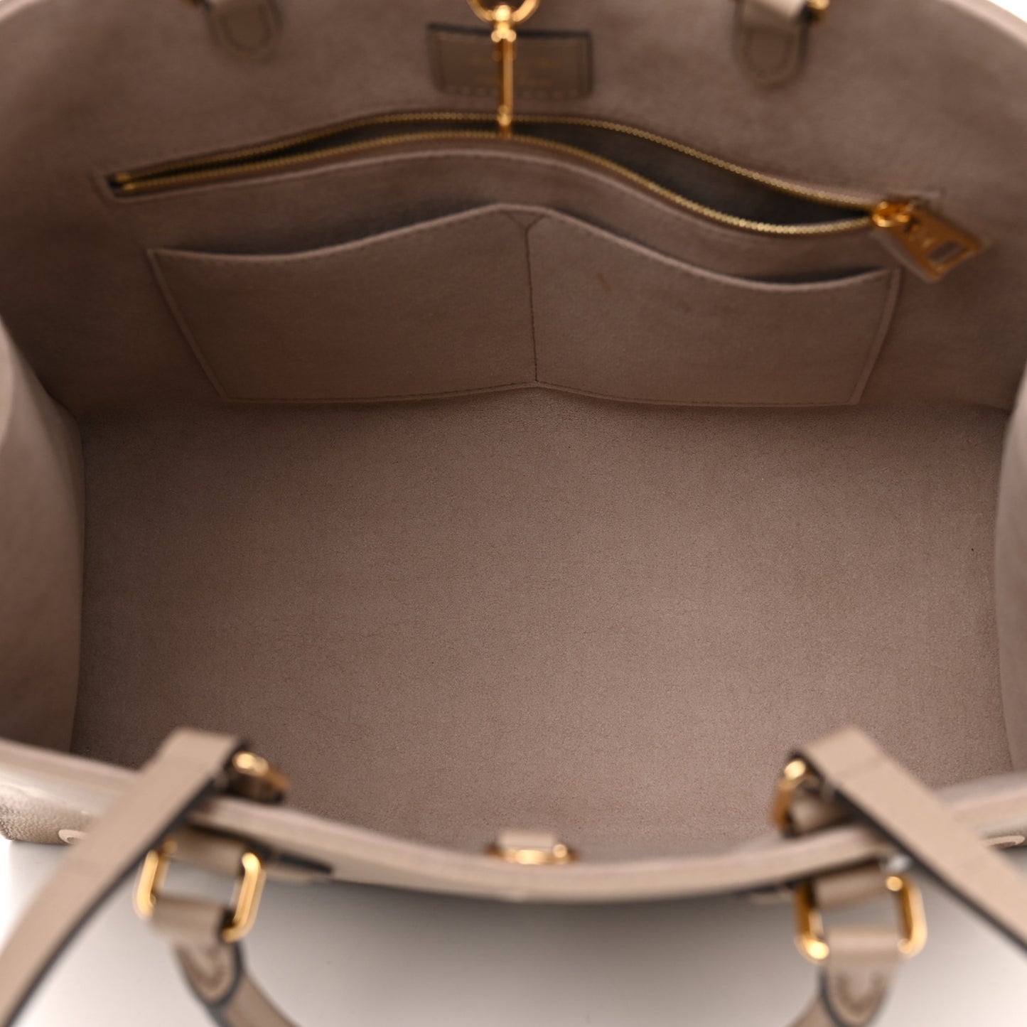 Empreinte Monogram Giant Onthego MM Tourterelle Creme