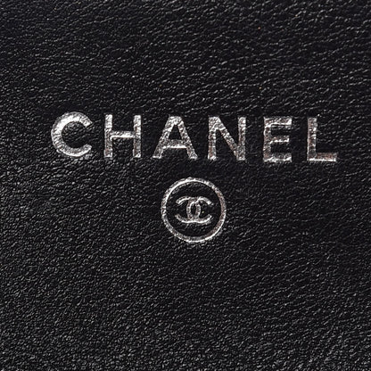 Chanel Crumpled Calfskin Quilted Card Holder So Black 6 of 9