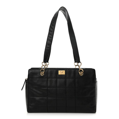 Chanel Caviar Stitched Chocolate Bar Shopping Black 1 of 21