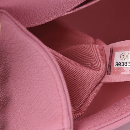 Chanel Caviar Quilted Small Boy Flap Light Pink 6 of 10