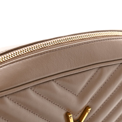 Saint Laurent Calfskin Matelasse Monogram Lou Camera Bag Dark Beige 12 of 14
