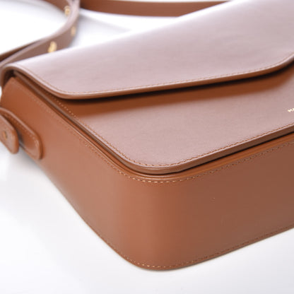 Mansur Gavriel Calfskin Envelope Flap Crossbody Bag Saddle 9 of 12