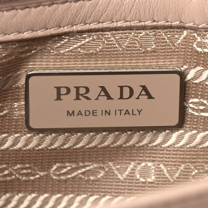 Prada Nappa Triangle Stitched Large Spectrum Bag Cipria 6 of 12