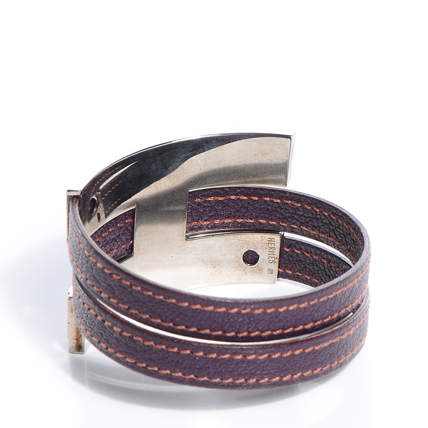 Hermes Chevre de Coromandel Pousse Pousse Bracelet Raisin 3 of 5