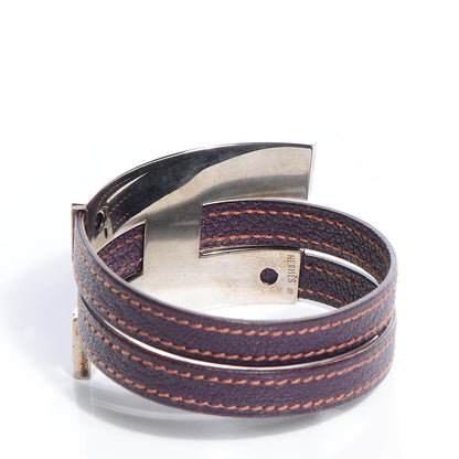 Hermes Chevre de Coromandel Pousse Pousse Bracelet Raisin 3 of 5