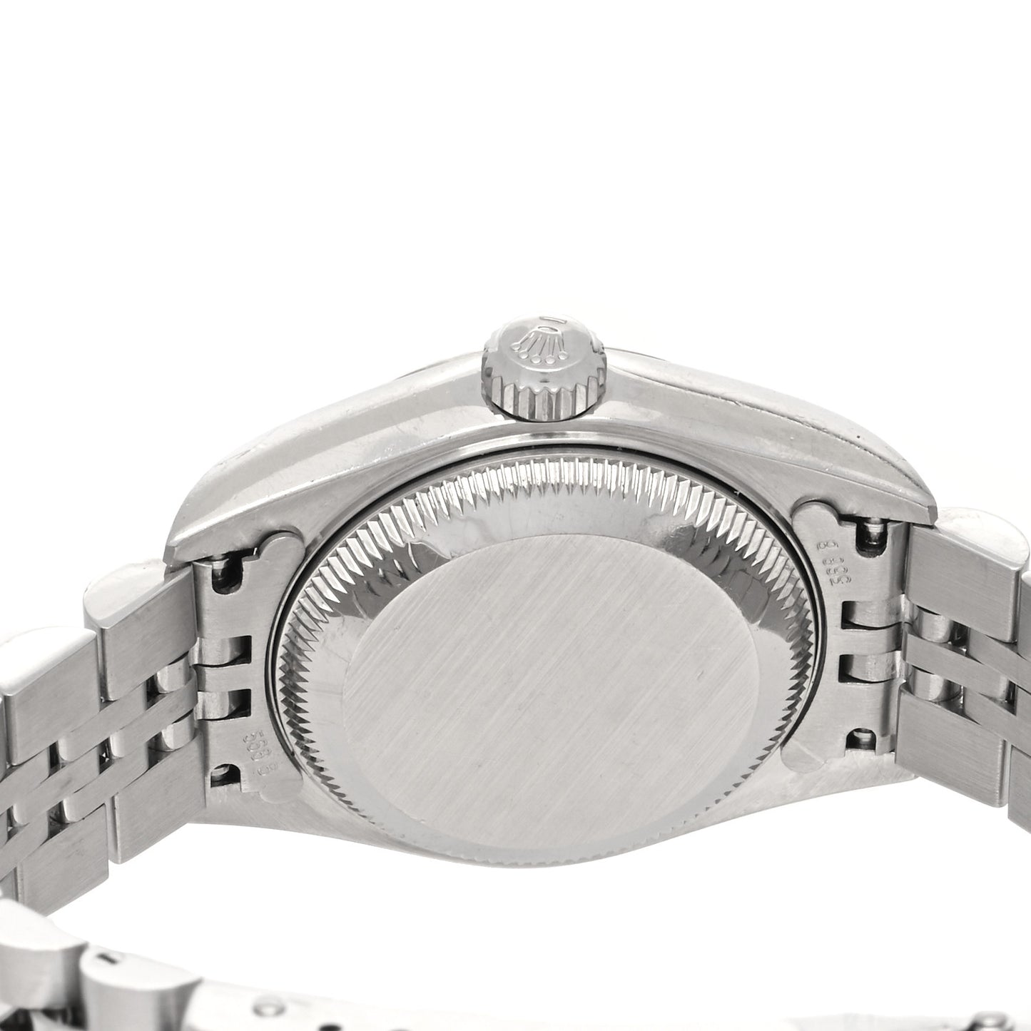Stainless Steel 18K White Gold Diamond 26mm Oyster Perpetual Datejust Watch Silver Jubilee 79174