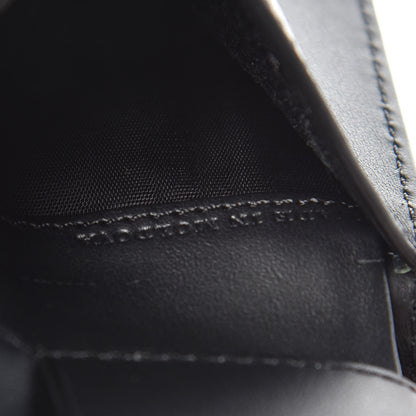 Burberry Calfskin Perforated Bi-Fold Wallet Black 7 of 8
