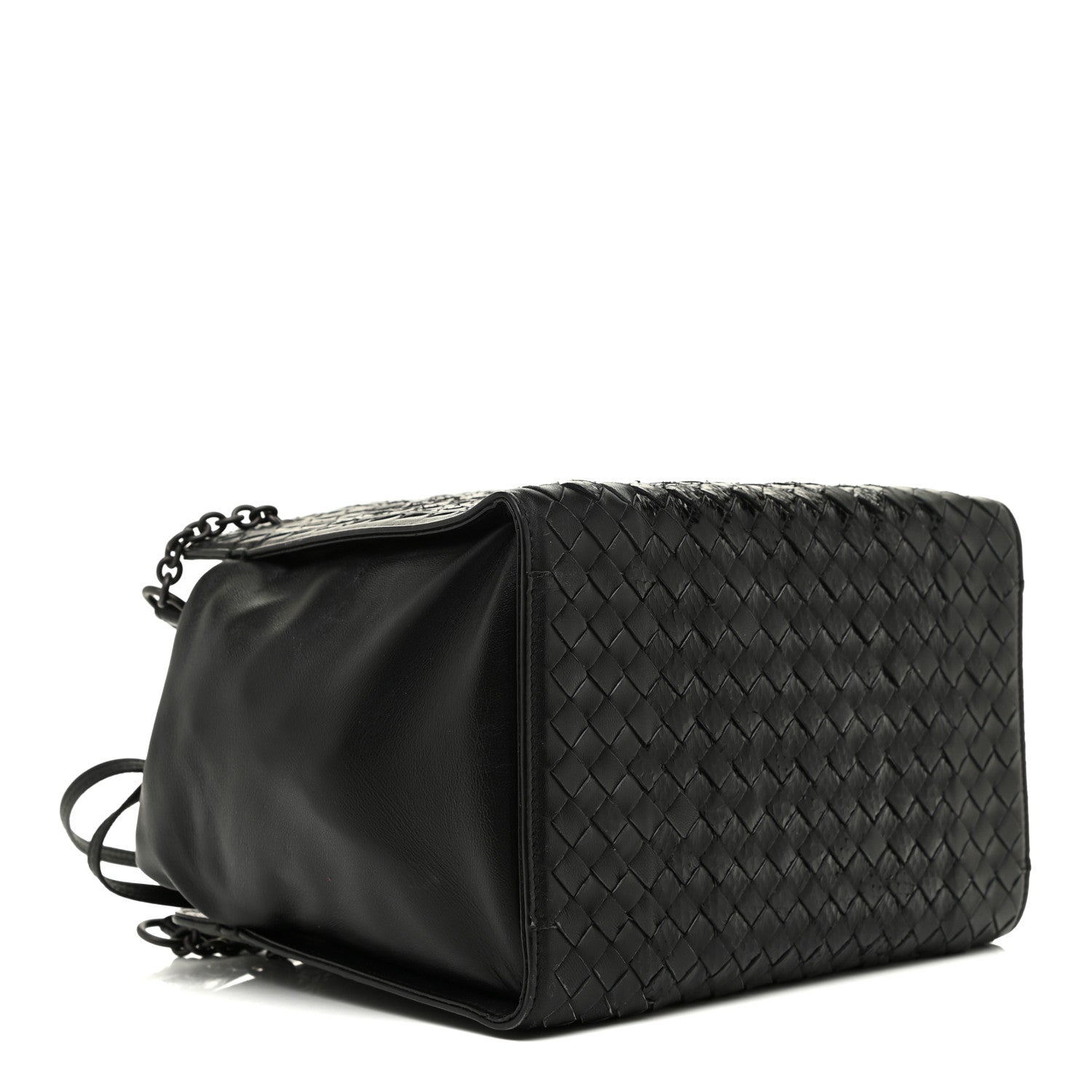 Bottega Veneta Nappa Ayers Intrecciato Small Tote Nero Black 4 of 18