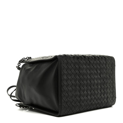 Bottega Veneta Nappa Ayers Intrecciato Small Tote Nero Black 4 of 18