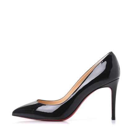 Christian Louboutin Patent Pigalle 85 Pumps 39 Black 1 of 8