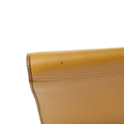 Saint Laurent Goatskin Large Belle de Jour Clutch Saffron 13 of 15