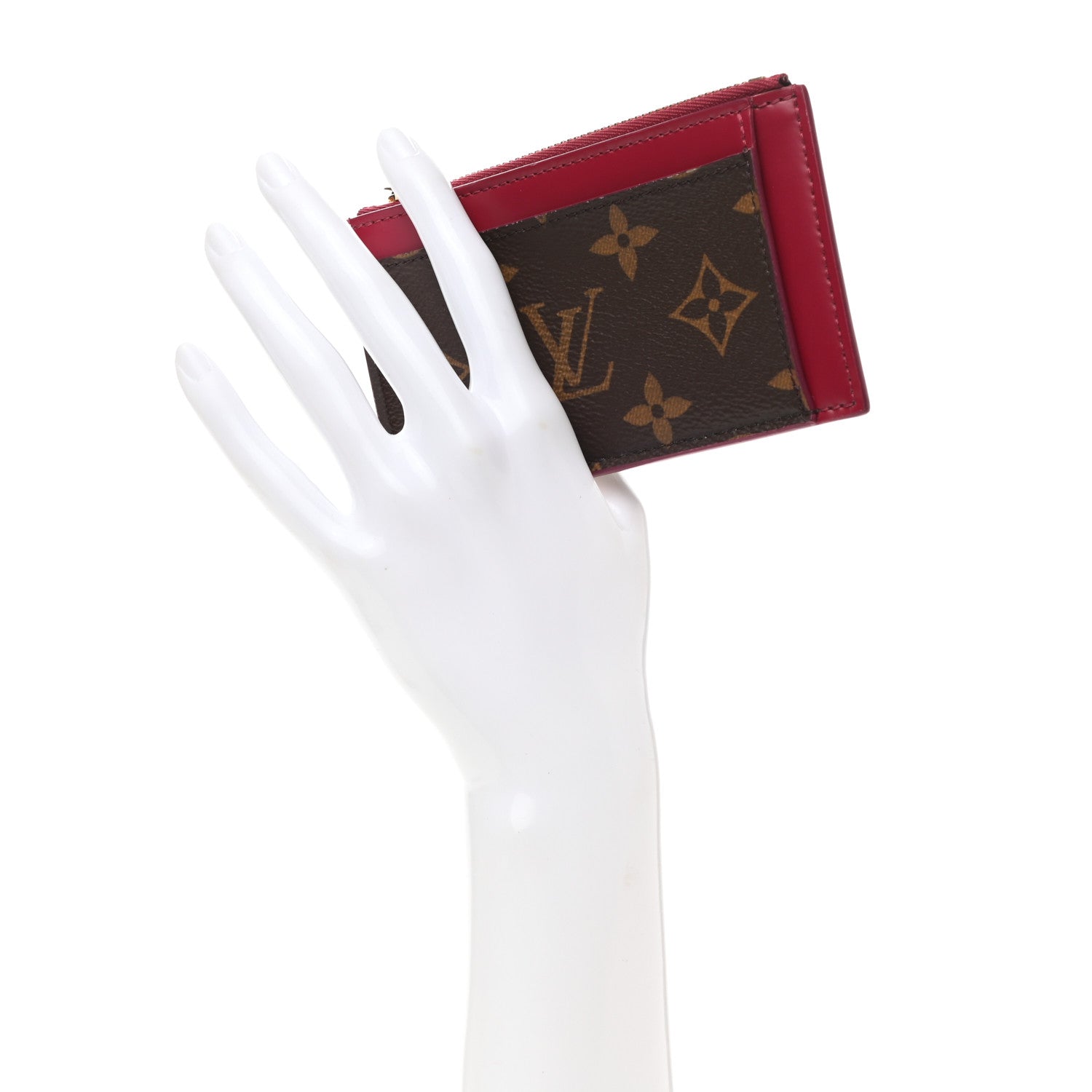 Louis Vuitton Monogram Zipped Card Holder Fuchsia 2 of 7
