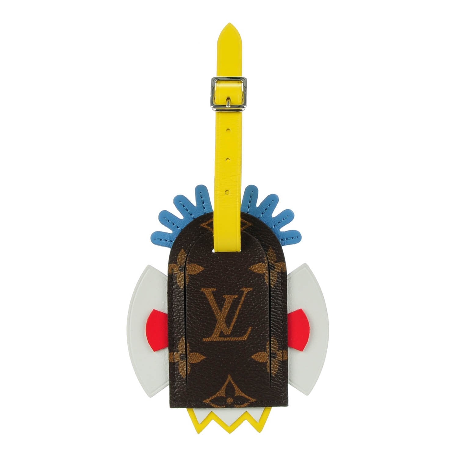 Louis Vuitton Monogram Tribal Mask Luggage Tag 1 of 6