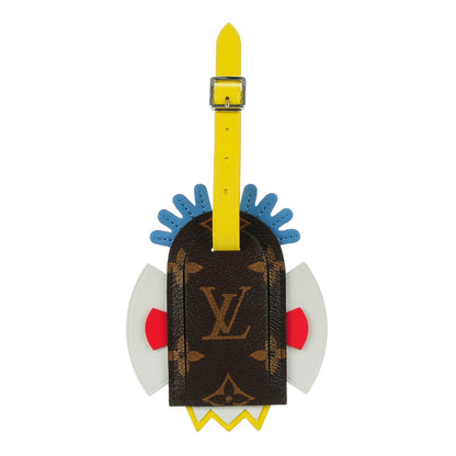 Louis Vuitton Monogram Tribal Mask Luggage Tag 1 of 6