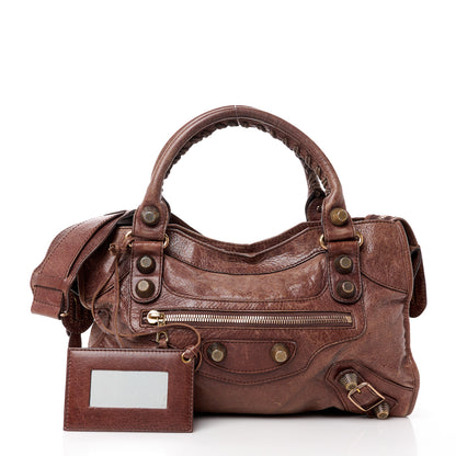Balenciaga Agneau Giant 21 Gold Hardware City Castagna 3 of 12