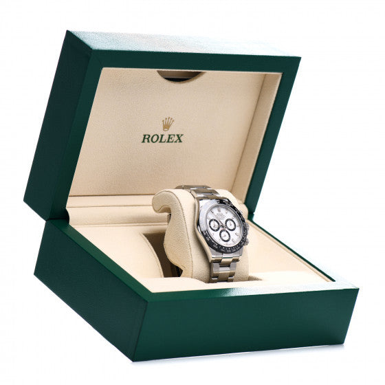 Stainless Steel 40mm Oyster Perpetual Cosmograph Daytona Panda Watch White 116500LN