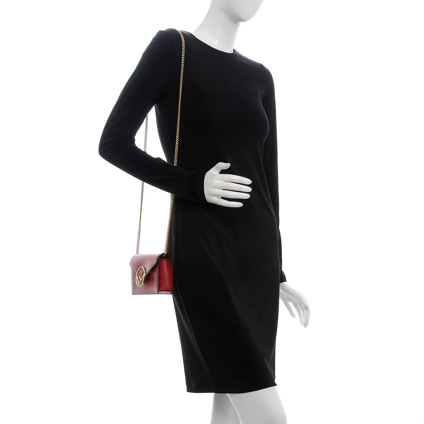 Vitello Liberty Lucido F is Fendi Envelope Belt Bag Fragola
