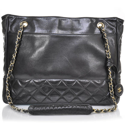 Chanel Lambskin Shoulder Bag Black GHW 1 of 11