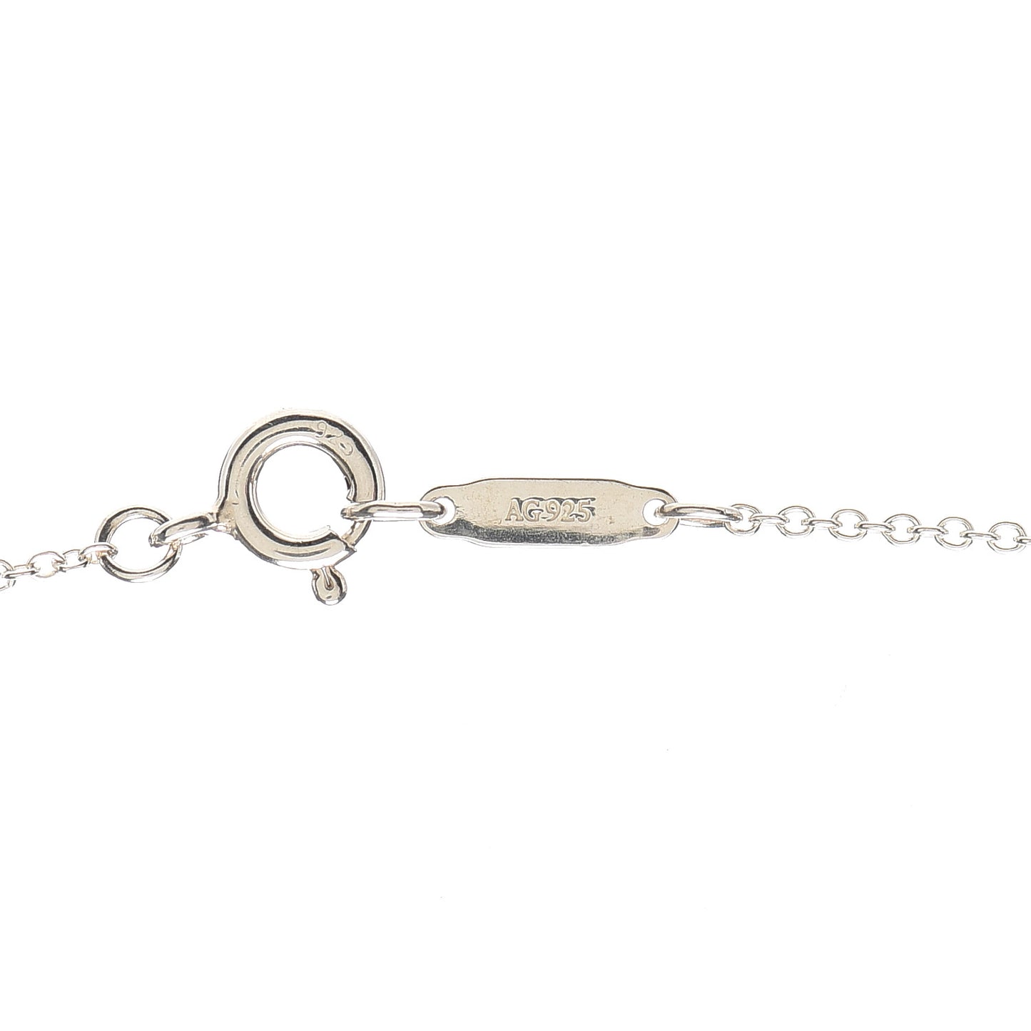 Black Titanium Sterling Silver Oval Key Pendant Necklace
