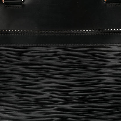 Louis Vuitton Epi Bassano Briefcase Black 13 of 13