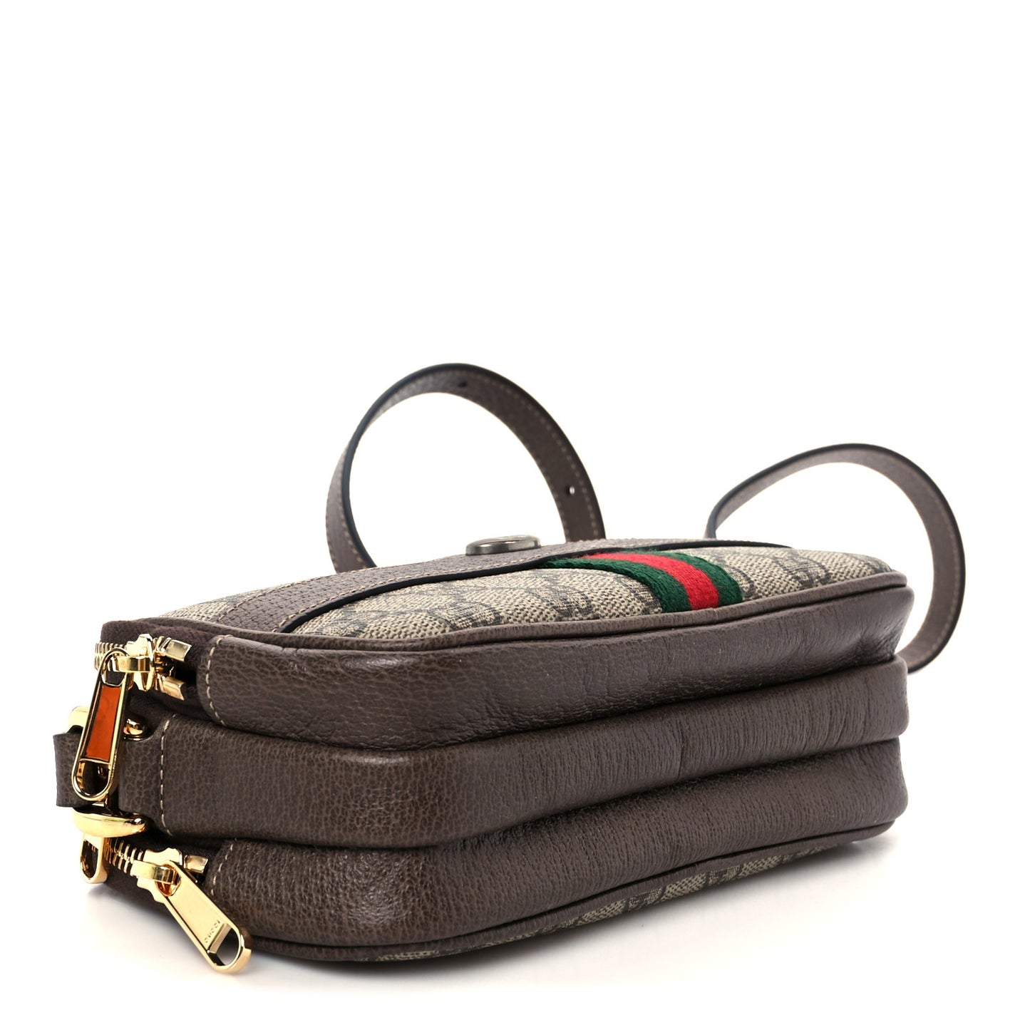 GG Supreme Monogram Web Mini Ophidia GG Bag Brown