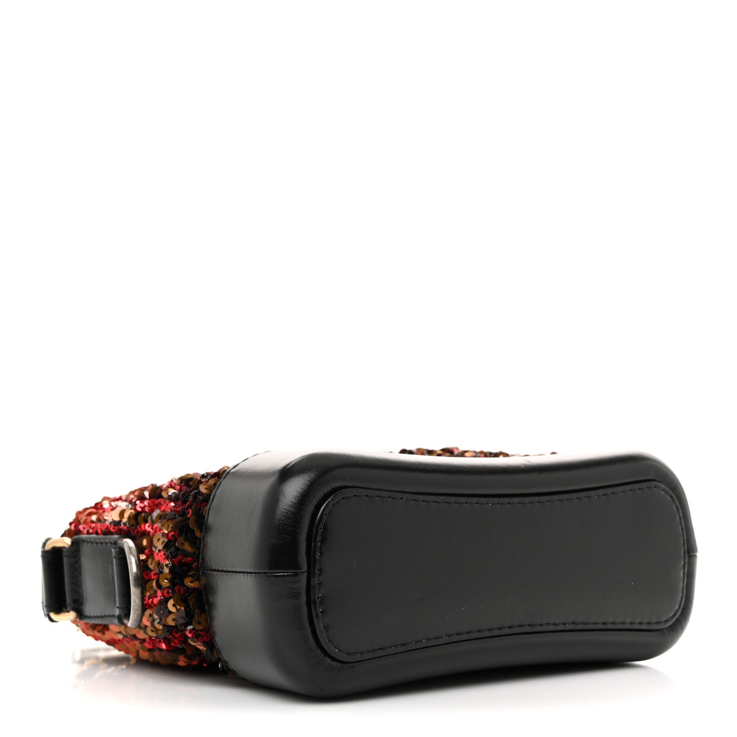 Chanel Sequin Calfskin Small Gabrielle Hobo Red Black 4 of 12