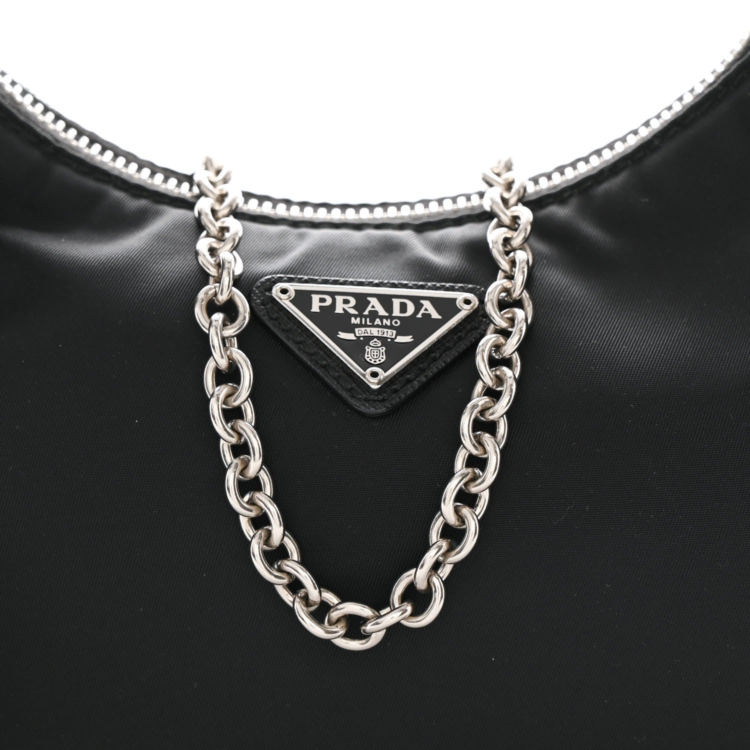 Prada Nylon Re-Edition 2005 Shoulder Bag Black 9 of 11