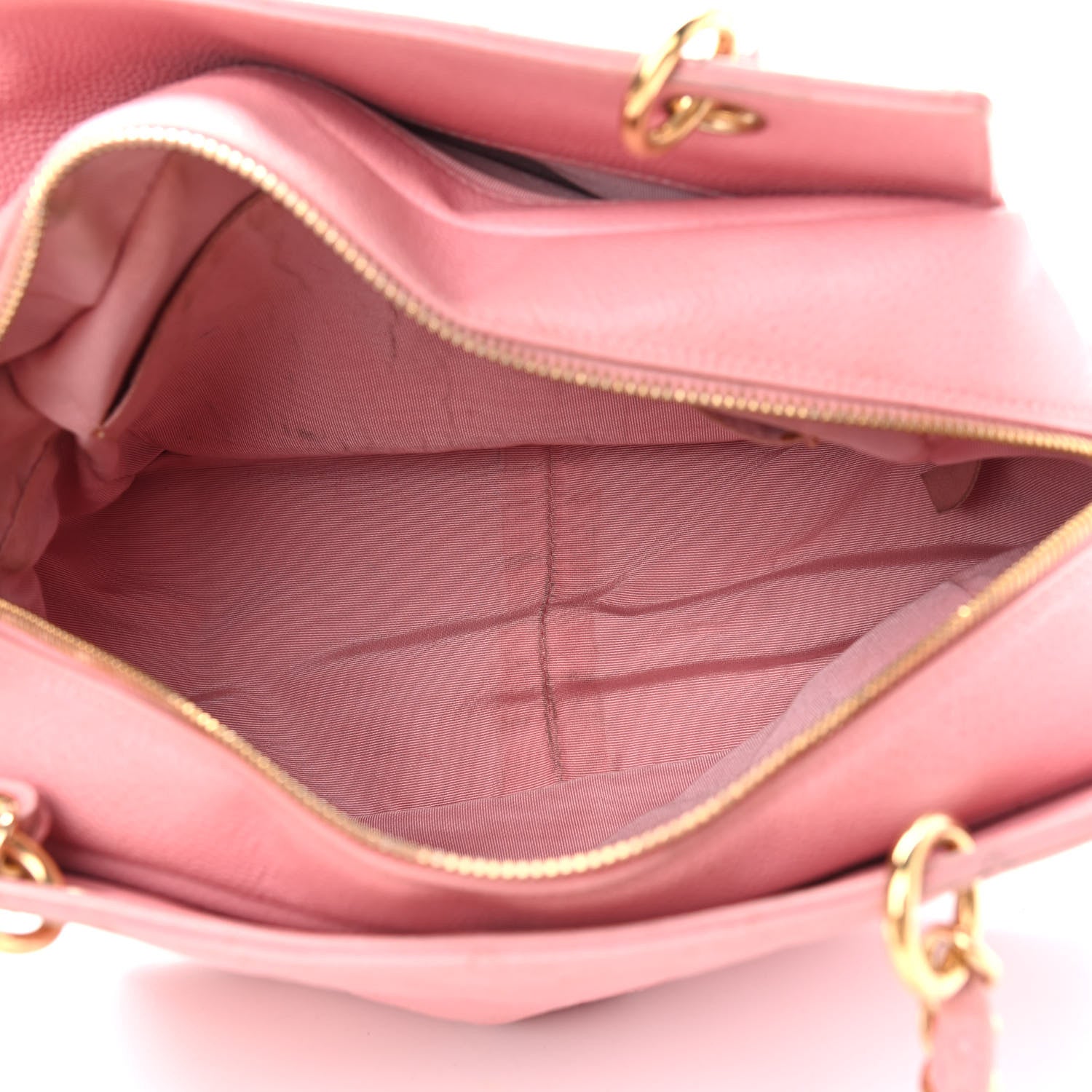 Chanel Caviar Quilted Petit Timeless Shopping Tote PTT Pink 4 of 18