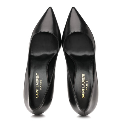 Saint Laurent Calfskin Anja 85 Pumps 36 Black 2 of 10