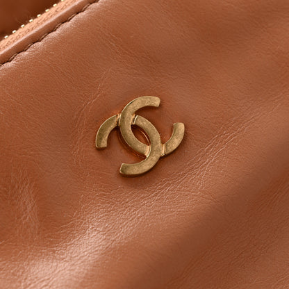 Chanel Shiny Calfskin Quilted Small Chanel 22 Beige 14 of 14