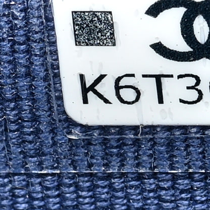 Chanel Denim Quilted Double You Flap Bag Charm Blue 7 of 8