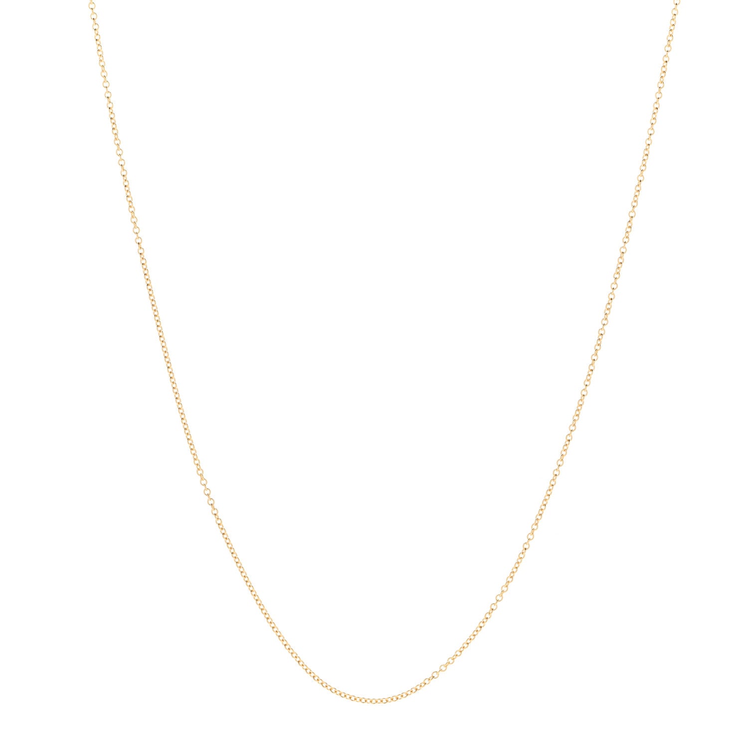 Tiffany 18K Yellow Gold Chain Necklace 16" 1 of 5