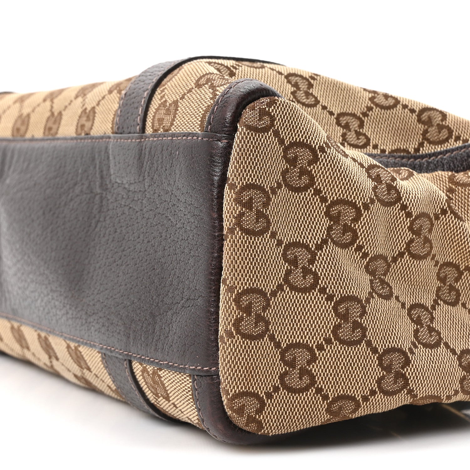 Gucci Monogram Small Abbey Boston Brown 10 of 11