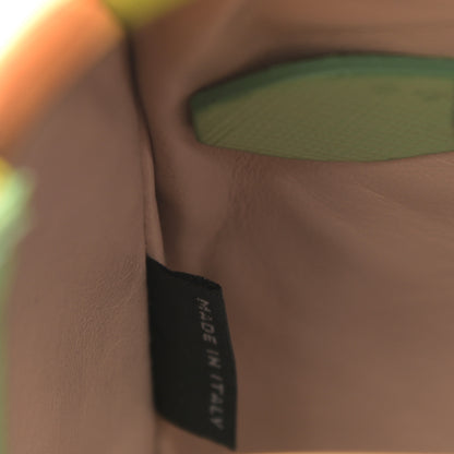 Prada Saffiano Vernice Pyramid Bag Acquamarina 7 of 12