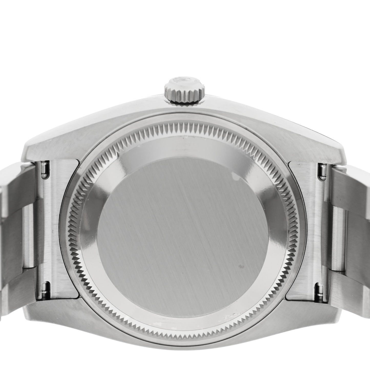 Stainless Steel 34mm Oyster Perpetual Watch Red Grape 114200