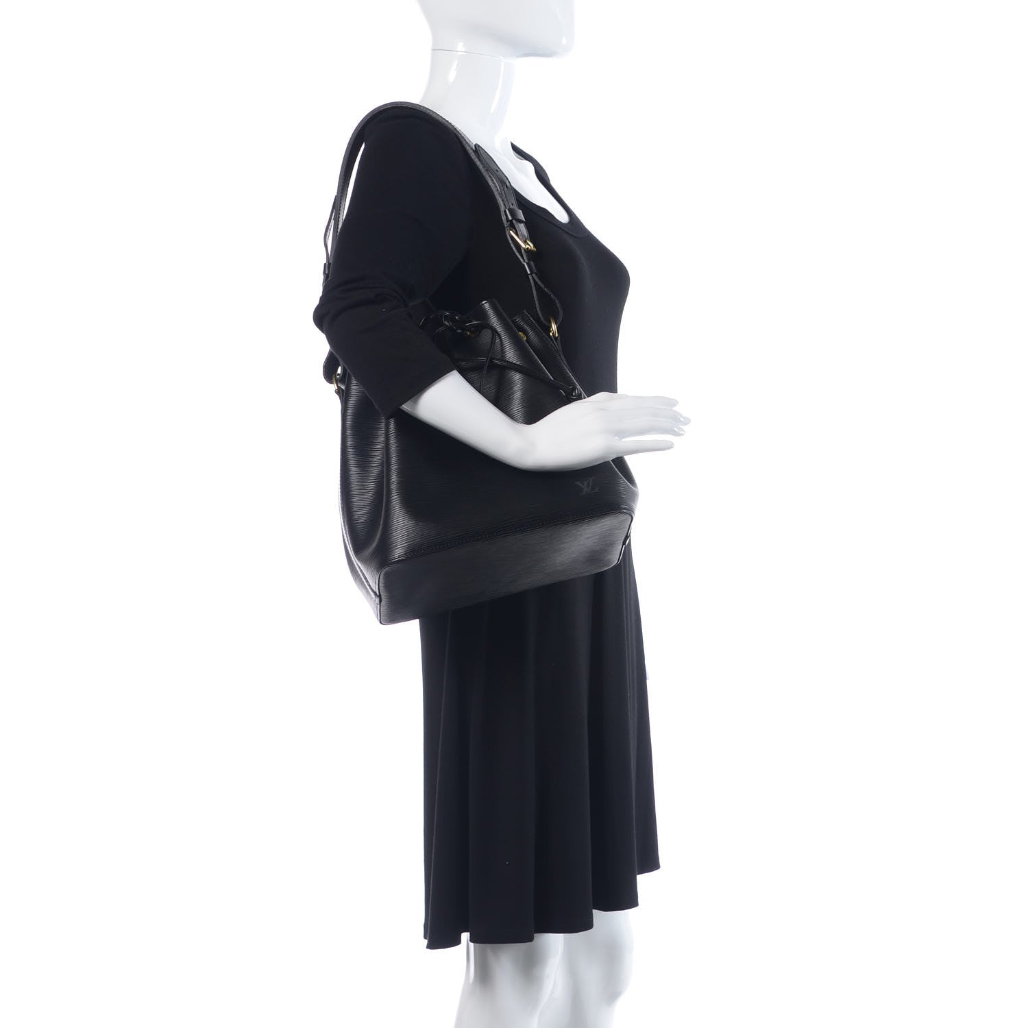 Louis Vuitton Epi Petit Noe Black 2 of 12