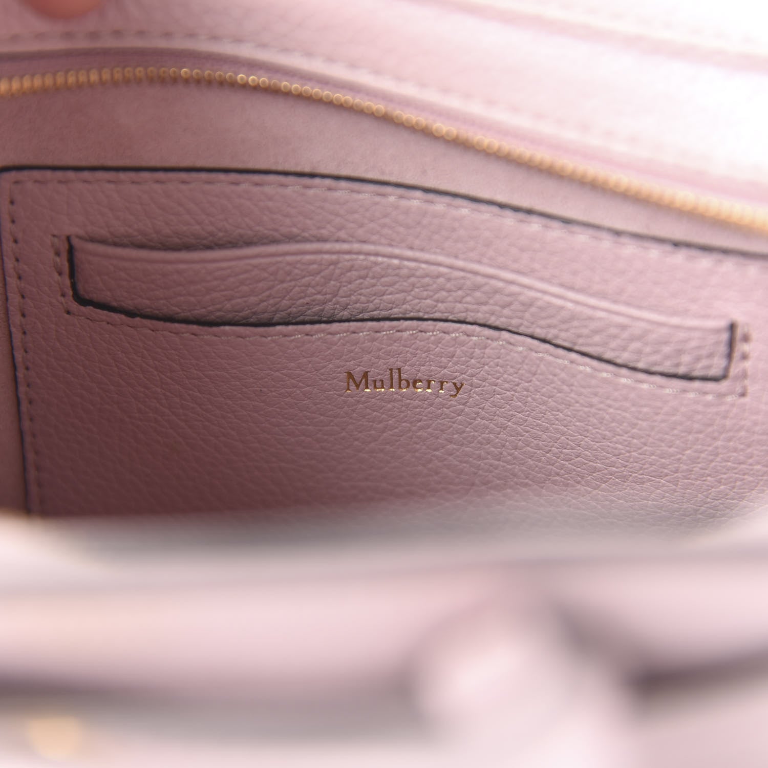 Mulberry Small Classic Grain Mini Zipped Bayswater Blossom 8 of 9