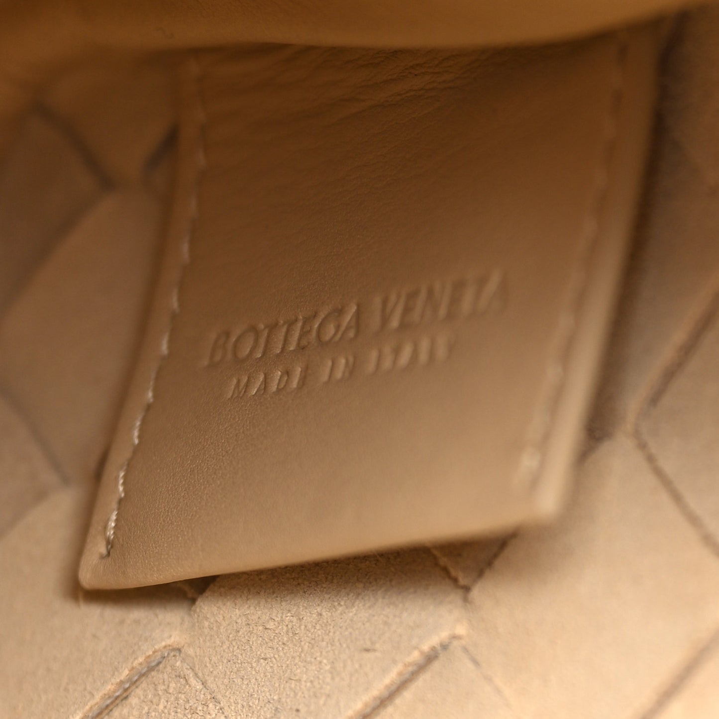 Calfskin Intrecciato Mini Camera Bag Porridge