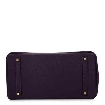 Hermes Togo Birkin 35 Raisin 5 of 13