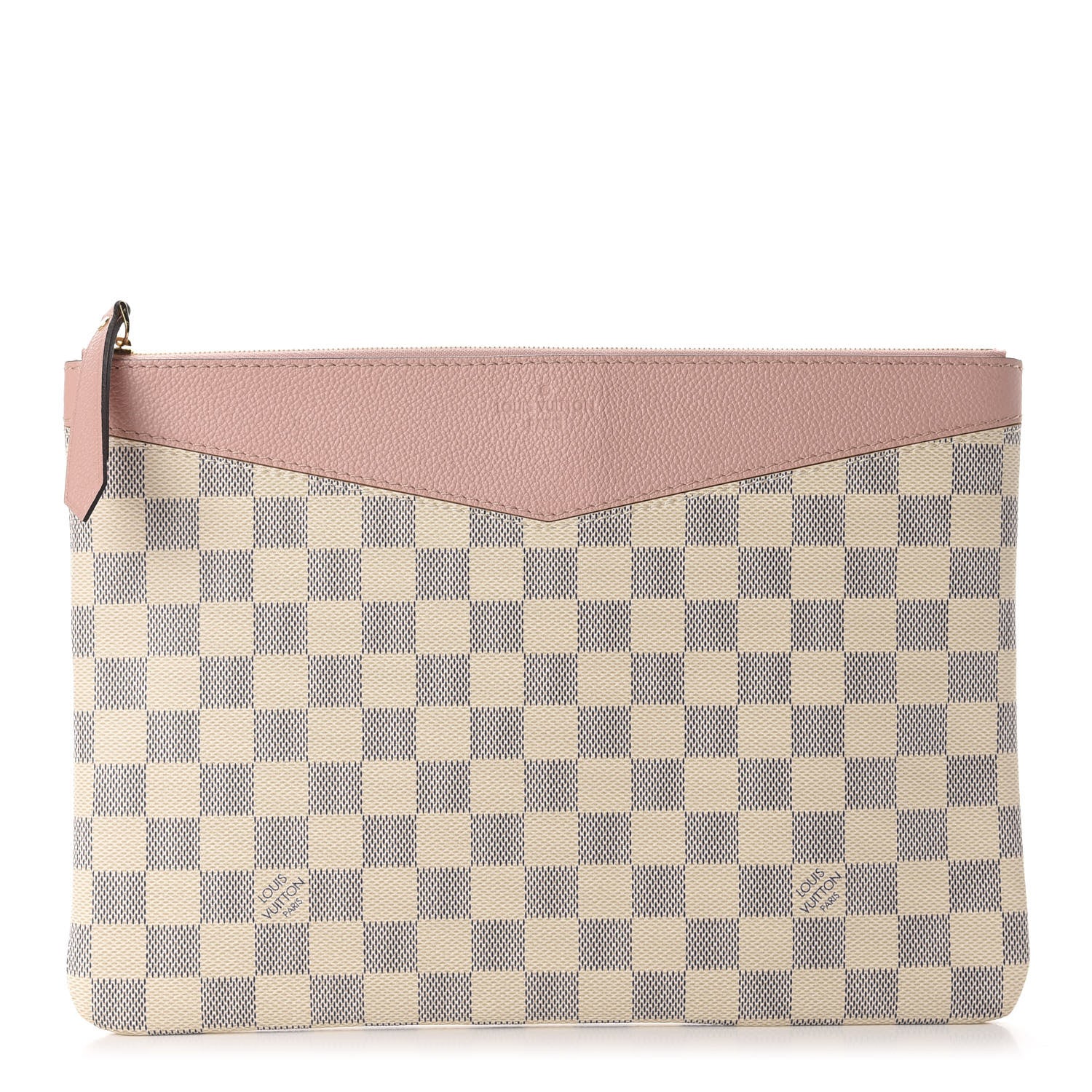 Louis Vuitton Damier Azur Daily Pouch Rose Poudre 1 of 7