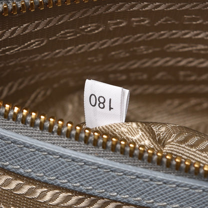 Prada Saffiano Large Galleria Double Zip Tote Lago 7 of 12