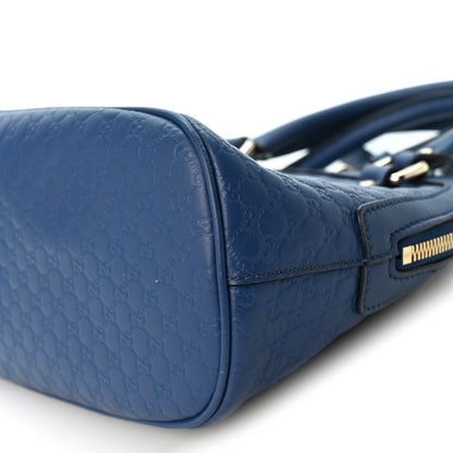 Gucci Soft Microguccissima Mini Dome Bag Blue 10 of 11