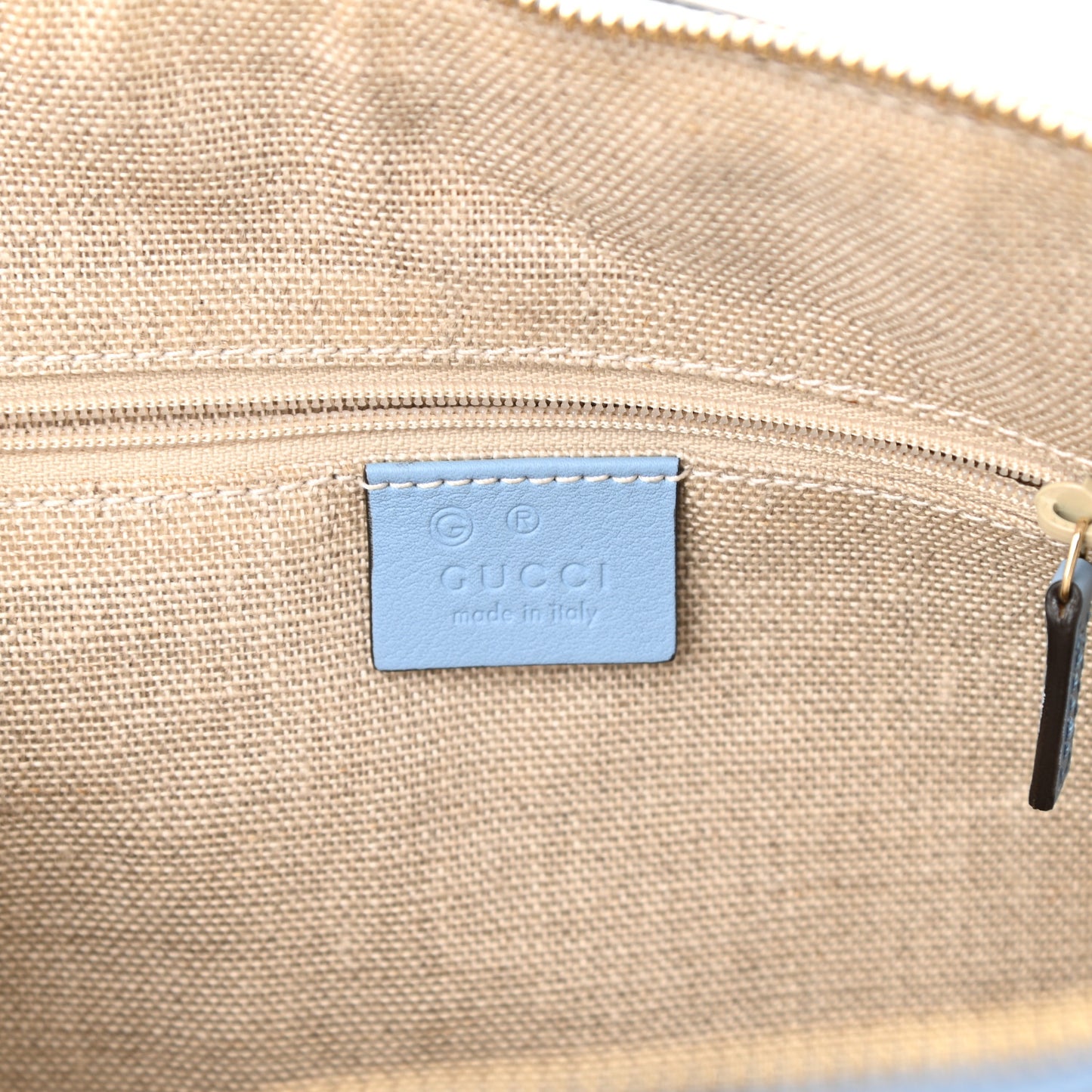 Microguccissima Medium Dome Bag Mineral Blue